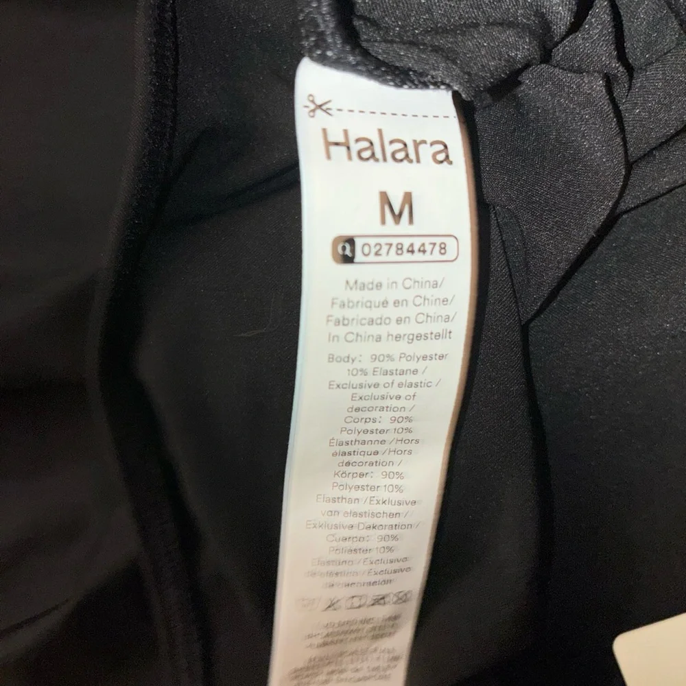 HALARA Elegant Black Long Sleeve Bodysuit - Picture 6 of 6